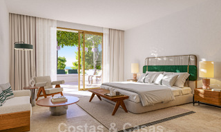 Lujosa y moderna villa de nueva construcción en venta en una ubicación privilegiada en un resort de golf de cinco estrellas, Costa del Sol 57733 