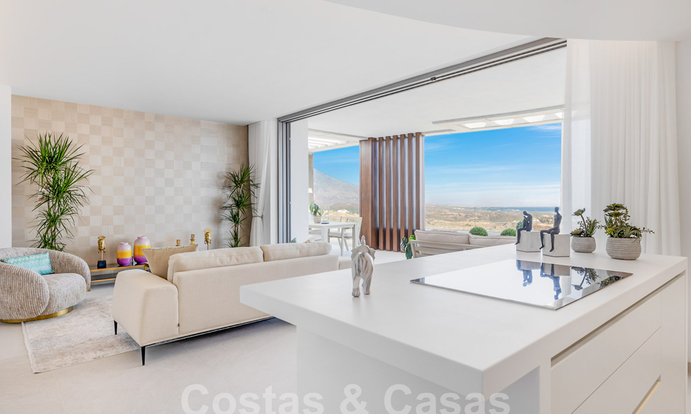 Magnifico apartamento nuevo en venta con inmejorables vistas al mar, golf y montaña, Marbella - Benahavis 58348