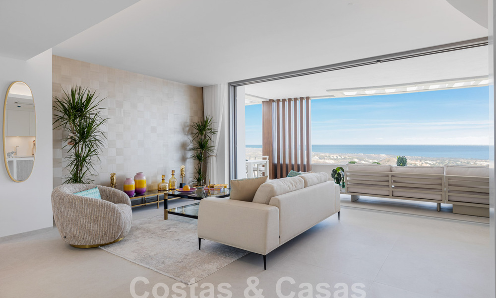 Magnifico apartamento nuevo en venta con inmejorables vistas al mar, golf y montaña, Marbella - Benahavis 58355
