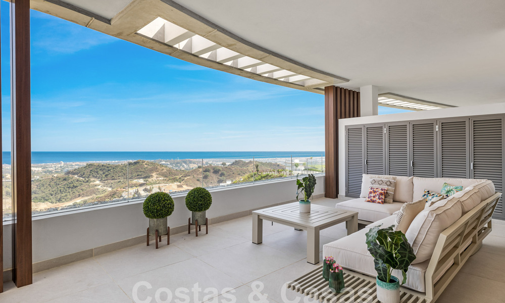 Magnifico apartamento nuevo en venta con inmejorables vistas al mar, golf y montaña, Marbella - Benahavis 58366
