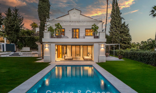 Villa mediterránea de lujo en venta en el corazón de Nueva Andalucía, Marbella 777771 