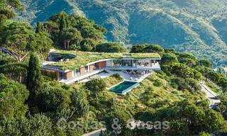 Nueva villa de diseño de alta gama en venta totalmente enclavado en la naturaleza en las colinas de Marbella - Benahavis 57906