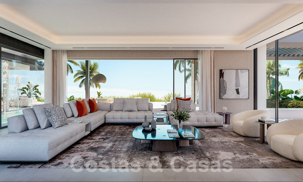 2 Majestuosas villas de diseño con arquitectura de vanguardia en venta con vistas panorámicas al mar en Marbella - Benahavis 57961
