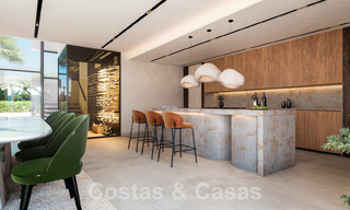 2 Majestuosas villas de diseño con arquitectura de vanguardia en venta con vistas panorámicas al mar en Marbella - Benahavis 57967 