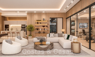 2 Majestuosas villas de diseño con arquitectura de vanguardia en venta con vistas panorámicas al mar en Marbella - Benahavis 57968 