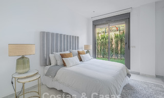 Moderno apartamento con jardín en venta con 3 dormitorios en un complejo cerrado en la Milla de Oro de Marbella 58564 