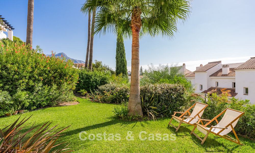 Encantador apartamento con jardín en venta en un complejo residencial privilegiado en La Quinta, Marbella – Benahavis 58601