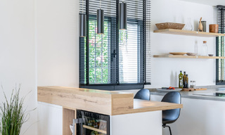 Villa de lujo andaluza con encanto atemporal en venta en primera línea de golf en Benahavis - Marbella 58855 