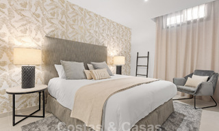 Villa modernista pareada en venta a un paso de la playa cerca de Puerto Banús en Marbella 58940 