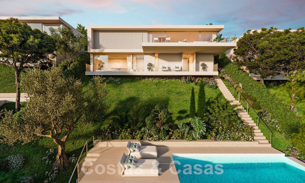 Villas arquitectónicas de lujo de nueva construcción en venta en un complejo lujoso en Fuengirola, Costa del Sol 59146