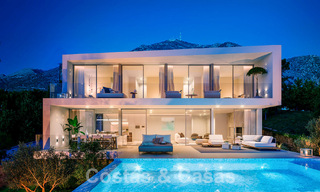 Nuevo! Villas arquitectónicas de lujo de nueva construcción en venta en un complejo lujoso en Fuengirola, Costa del Sol 59151 