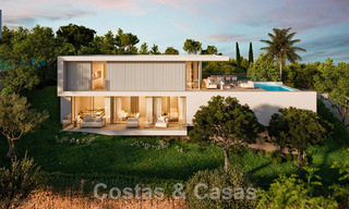 Nuevo! Villas arquitectónicas de lujo de nueva construcción en venta en un complejo lujoso en Fuengirola, Costa del Sol 59155 