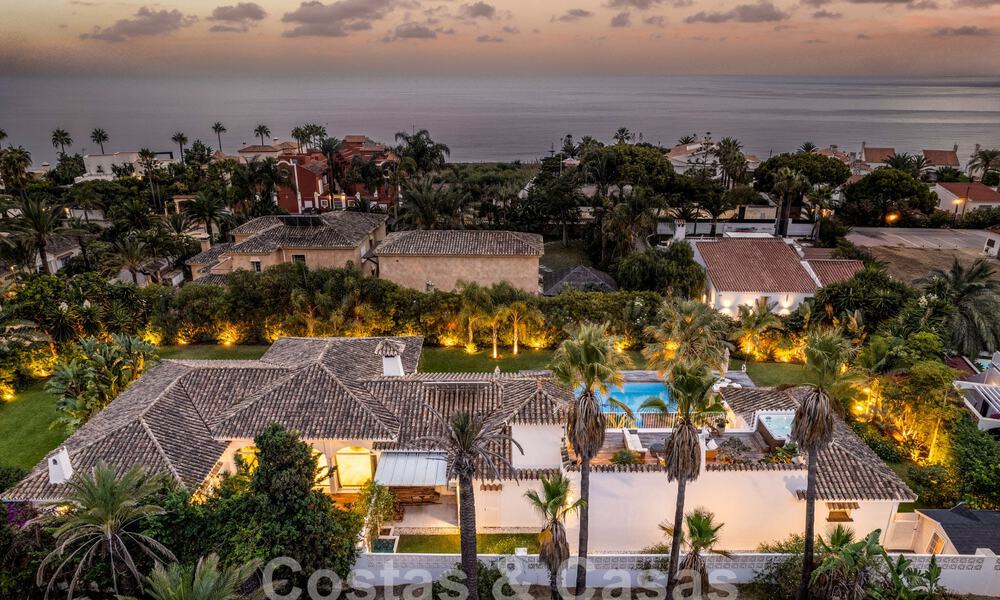 Villa de lujo mediterránea en venta a pocos pasos de la playa al este de Marbella centro 59386