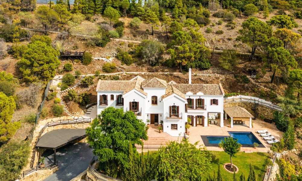 Villa mediterránea de lujo en venta en urbanización cerrada en El Madroñal, Marbella - Benahavis 59502