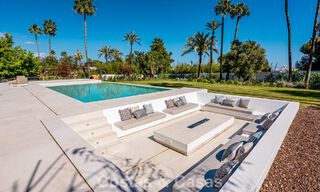 Villa contemporánea de nueva construcción en venta en una urbanización de golf preferida en la Nueva Milla de Oro, Marbella - Benahavis 782489 