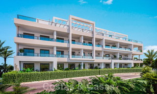 Apartamentos modernos en primera línea de golf con vistas al mar en venta en Mijas - Costa del Sol 59478 