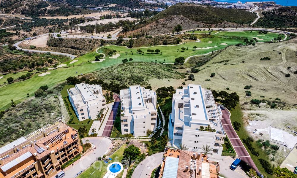 Apartamentos modernos en primera línea de golf con vistas al mar en venta en Mijas - Costa del Sol 59489