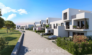 Nuevas y modernas casas adosadas de 4 dormitorios en venta en un exclusivo resort de golf en San Roque, Costa del Sol 59491 