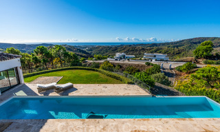 Majestuosa villa de lujo de estilo mediterráneo en venta con impresionantes vistas panorámicas al mar en Marbella - Benahavis 59842 