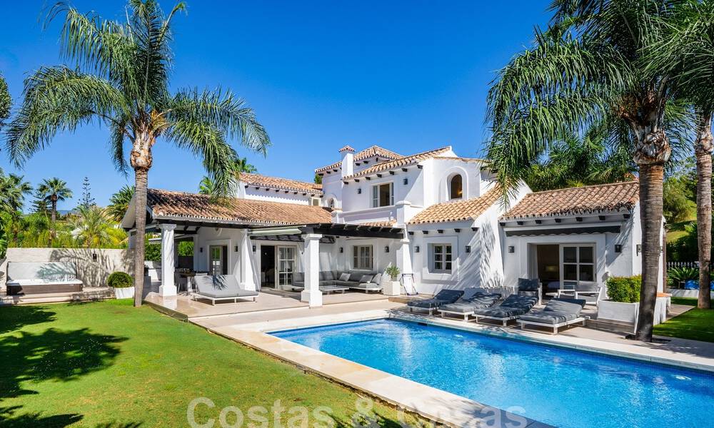 Villa de lujo de estilo contemporáneo andaluz en venta en un entorno de golf en Nueva Andalucia, Marbella 59936