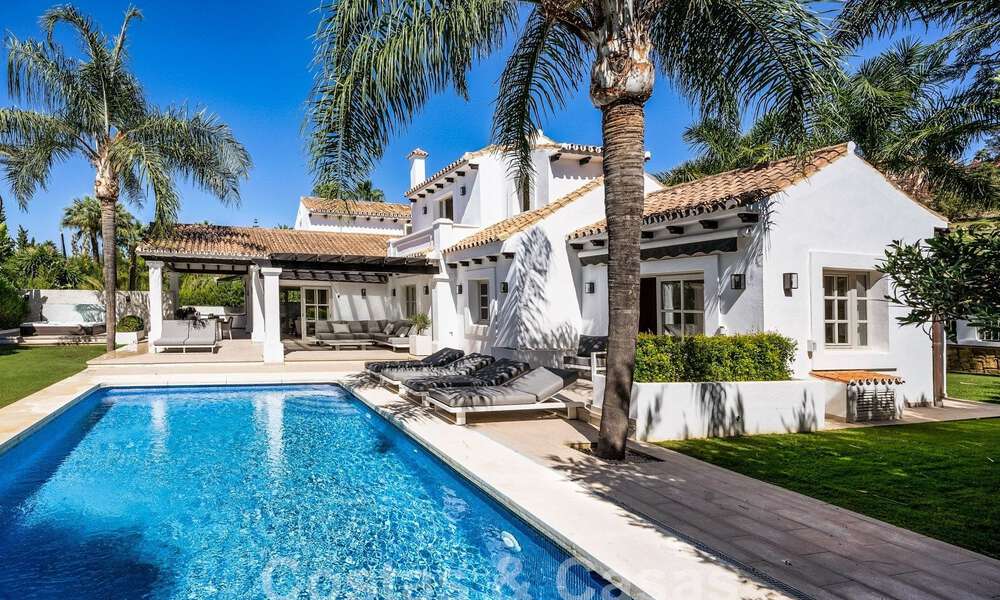 Villa de lujo de estilo contemporáneo andaluz en venta en un entorno de golf en Nueva Andalucia, Marbella 59939