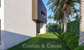 Villas ecológicas de nueva construcción en venta con vistas panorámicas al mar en Mijas, Costa del Sol 60048 