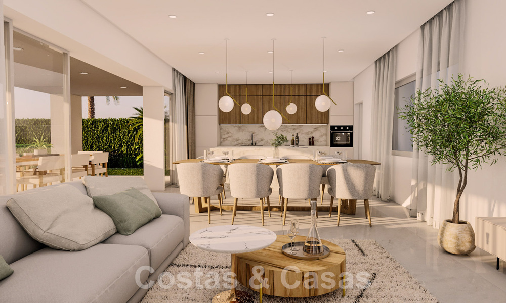 Villas ecológicas de nueva construcción en venta con vistas panorámicas al mar en Mijas, Costa del Sol 60051