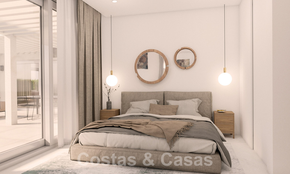 Villas ecológicas de nueva construcción en venta con vistas panorámicas al mar en Mijas, Costa del Sol 60062