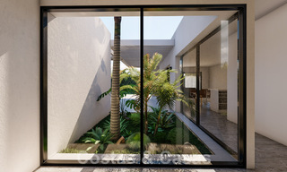 Villas ecológicas de nueva construcción en venta con vistas panorámicas al mar en Mijas, Costa del Sol 60067 