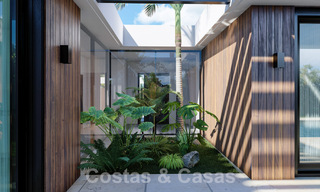 Villas ecológicas de nueva construcción en venta con vistas panorámicas al mar en Mijas, Costa del Sol 60078 