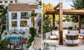 Moderna villa mediterránea renovada con diseño interior preciosa en venta a poca distancia de Puerto Banús, Marbella 60719 