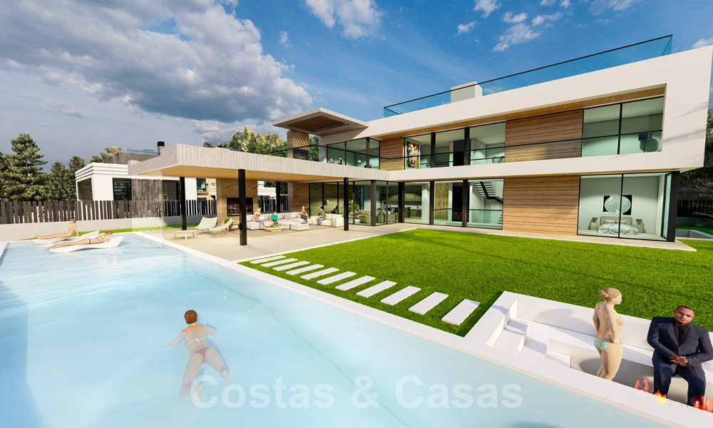 Nuevo proyecto con villa de lujo en venta, en zona residencial cerrada y segura a poca distancia de todos los servicios en Nueva Andalucia, Marbella 60850