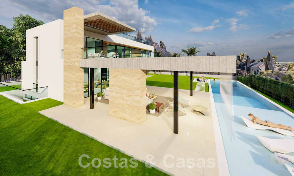 Nuevo proyecto con villa de lujo en venta, en zona residencial cerrada y segura a poca distancia de todos los servicios en Nueva Andalucia, Marbella 60853