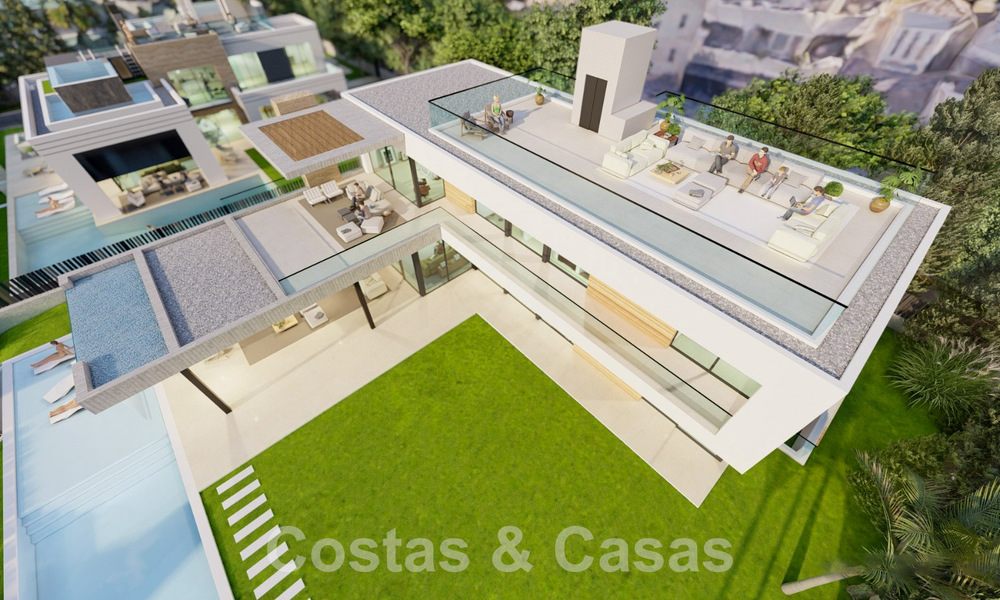 Nuevo proyecto con villa de lujo en venta, en zona residencial cerrada y segura a poca distancia de todos los servicios en Nueva Andalucia, Marbella 60856