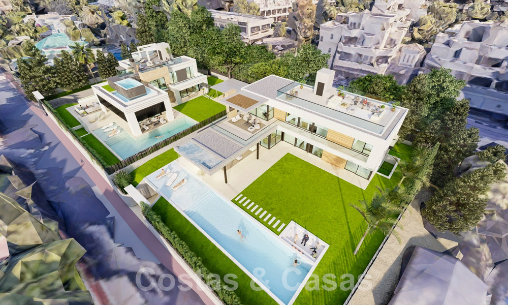 Nuevo proyecto con villa de lujo en venta, en zona residencial cerrada y segura a poca distancia de todos los servicios en Nueva Andalucia, Marbella 60870