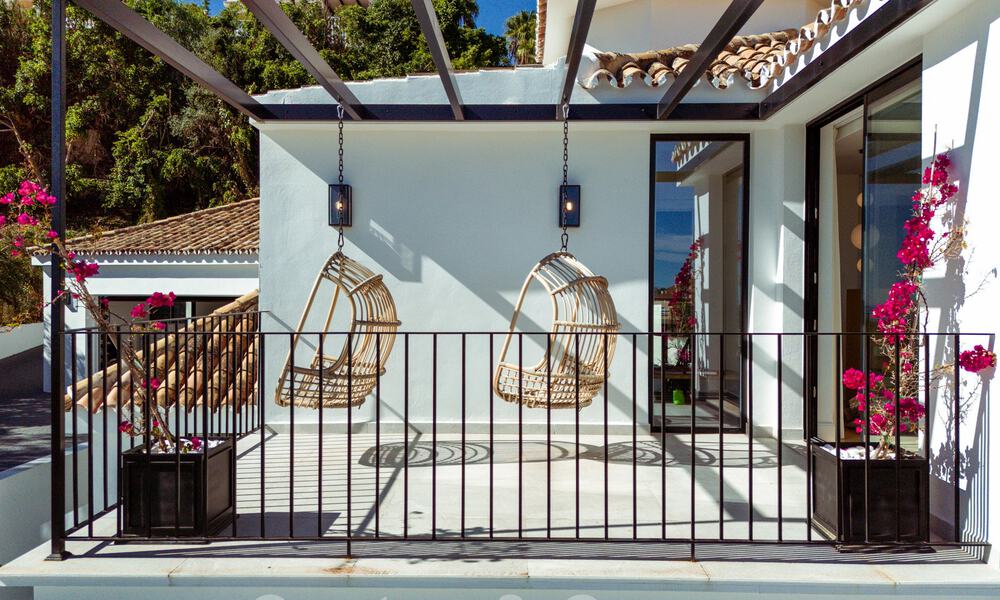 Villa de lujo en venta con diseño moderno-mediterráneo y vistas al mar en Nueva Andalucía, Marbella 60949