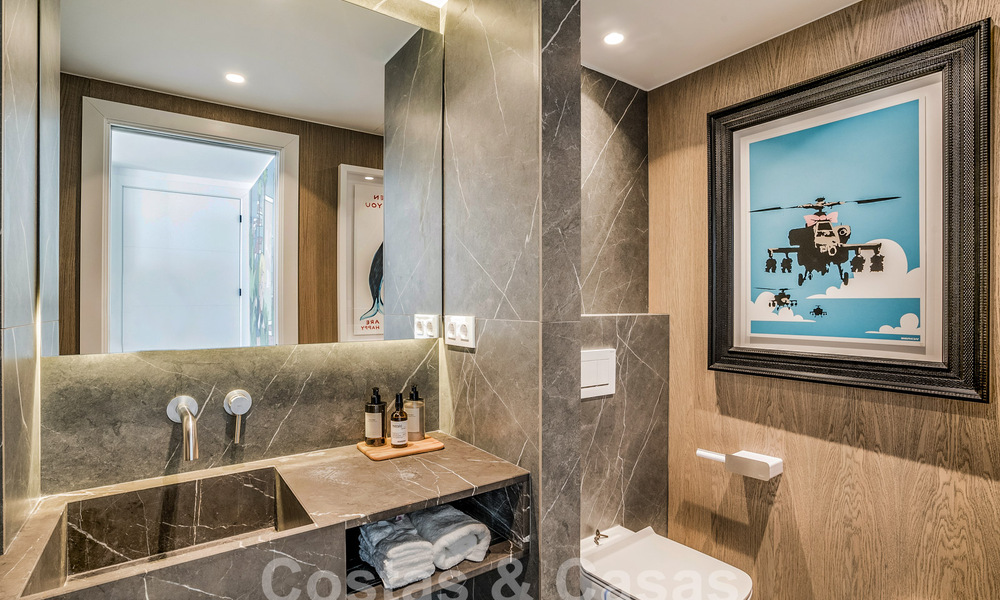 Villa de lujo en venta con diseño moderno-mediterráneo y vistas al mar en Nueva Andalucía, Marbella 60966