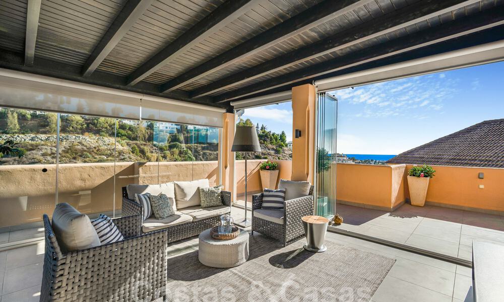 Ático de lujo en venta con vistas al mar y en un complejo de 5 estrellas en Nueva Andalucia, Marbella 60879