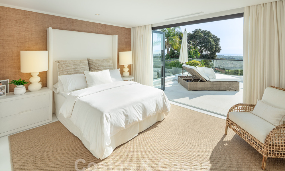 Espectacular villa de lujo en venta con vistas al mar en el valle del golf de Nueva Andalucía, Marbella 61079