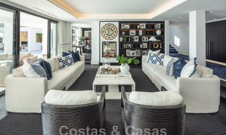 Espectacular villa de lujo en venta con vistas al mar en el valle del golf de Nueva Andalucía, Marbella 61092 