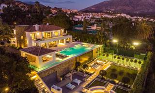 Espectacular villa de lujo en venta con vistas al mar en el valle del golf de Nueva Andalucía, Marbella 61103 
