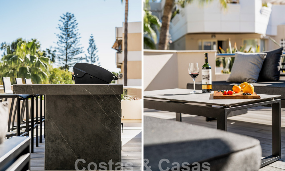 Moderno apartamento reformado en venta en complejo cerrado y céntrico en Nueva Andalucia, Marbella 61178