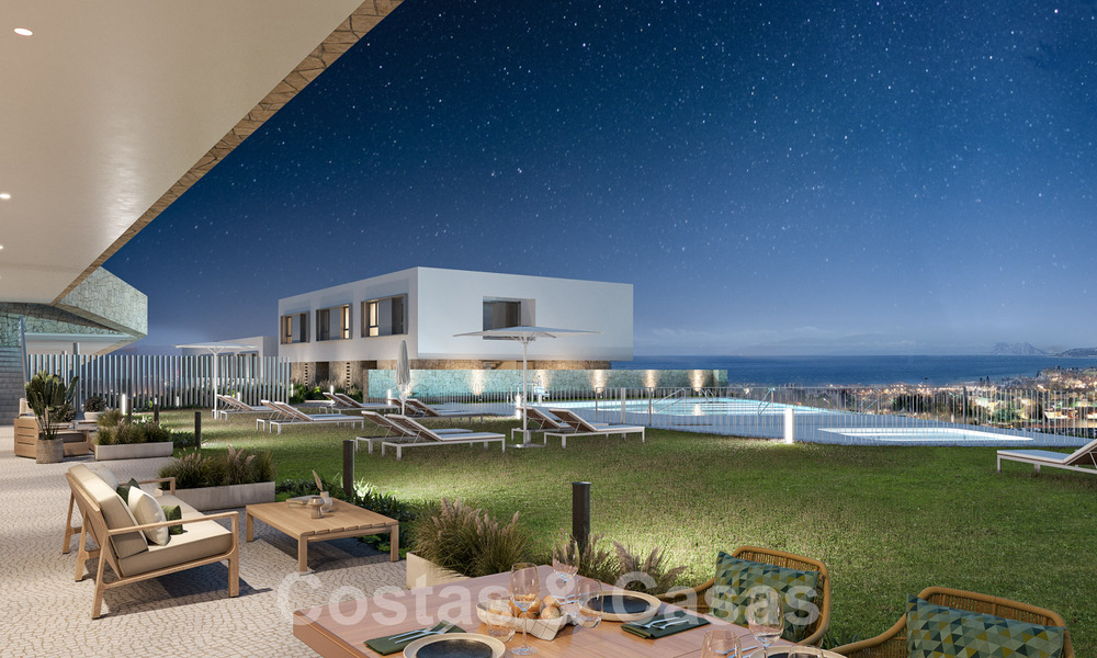 Nuevo proyecto de viviendas sostenibles en venta, con impresionantes vistas al mar, cerca del centro de Estepona 61293