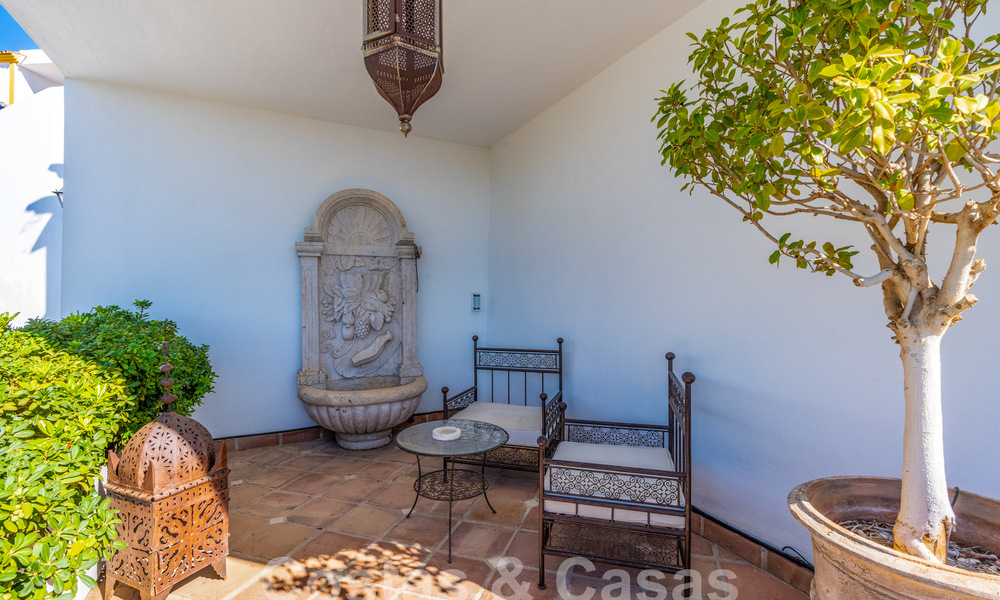 Encantadora casa adosada andaluza con vistas al mar en venta en las colinas de Marbella - Benahavis 61922