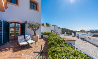 Encantadora casa adosada andaluza con vistas al mar en venta en las colinas de Marbella - Benahavis 61925 