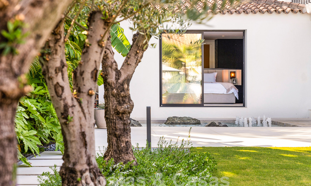 Villa de lujo con diseño mediterráneo moderno en venta en una popular zona de golf en Nueva Andalucía, Marbella 61676