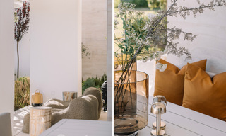 Moderno apartamento con jardín y vistas al mar en venta, a poca distancia en coche del centro de Marbella 61791 