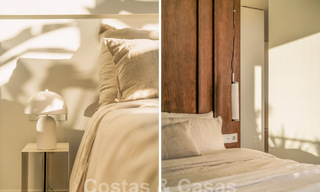 Impresionante ático reformado en venta con vistas panorámicas al golf y al mar en el corazón de Nueva Andalucía, Marbella 61832 