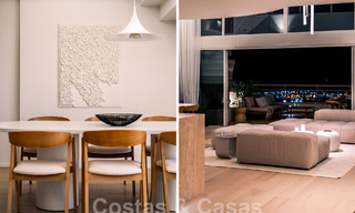 Impresionante ático reformado en venta con vistas panorámicas al golf y al mar en el corazón de Nueva Andalucía, Marbella 61837 