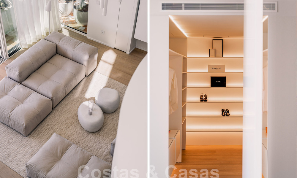 Impresionante ático reformado en venta con vistas panorámicas al golf y al mar en el corazón de Nueva Andalucía, Marbella 61838